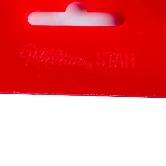 Wilton Red Star-Shaped Cookie Cutter 5 Inch Vintage - Picture 2 of 5